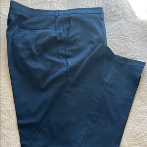 Haggar Men's Deep Blue Dress Trousers